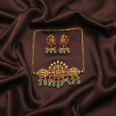 Jadau Kundan in Lakshmi Necklace - KN0082
