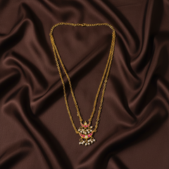 Jadau Stone Step Chain - KN0014