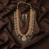 Balaji Guttipusalu In Gold Finish with Screw back earrings - NH0038