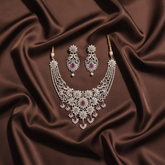 Diamond Flower Neckalce - DN0028