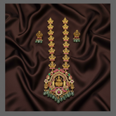 Beautiful Lakshmi Kundan Haram - KH00253