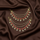 Jadau Pearl Hanging Layer Maatil - MT00107