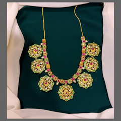 2 In 1 Necklace In Kundan - KN00458