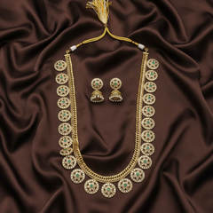 Jadau Bottu Long Haram With Jhumki - KH00373