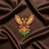 Gandaberunda Pendant in Gold Polish - KP00193