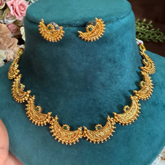 Nakshi Budget Friendly Neckalce With Earrings - NN00910
