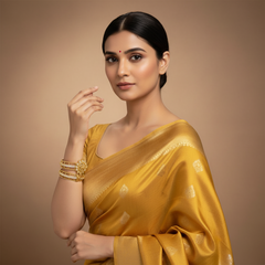 White Stone Lakshmi Kada Openable Bangle - BG00645