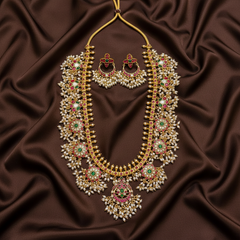 Jadau Flower Guttipusalu Haram - KH0032