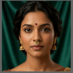 Beautiful Nose Ring With Pearls - NR0039