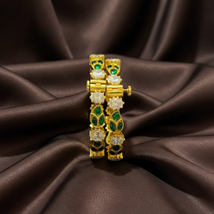 Mango Jadau Mozonite Openable Bangle - BG00669
