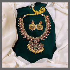 Beautiful Mango Necklace in Nakshi - NN00238