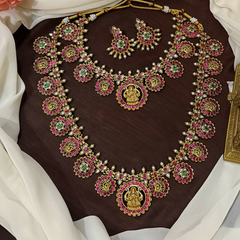 Kempu Stone Lakshmi Bottu Combo - BR0072