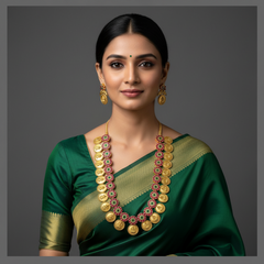 Bottu Kaasu Haram With Earrings - Kh00355