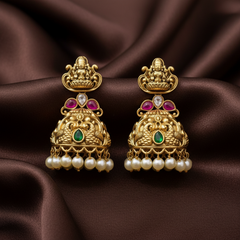Jadau lakshmi Jhumki - KE00588