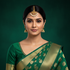 Jadau Cute Lakshmi Tika - HA00240