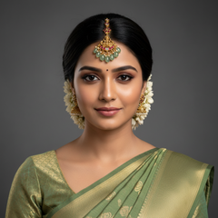 Jadau Cute Lakshmi Tika - HA00240