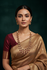 3 Layer Stone Nakshi Necklace - NN00741