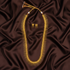 Kerala Style Traditional Haram in Gold Polish - NH00417