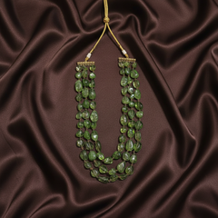 Beautiful 3 liner AD Crystal beads Haram - PB00622