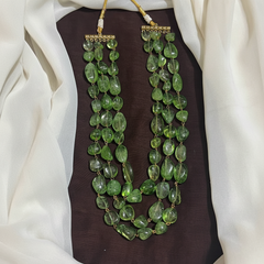 Beautiful 3 liner AD Crystal beads Haram - PB00622