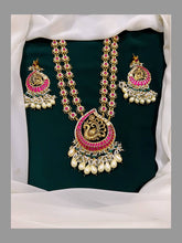 Peacock Pendent in Kundan - PB0011