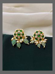 Emerald Jadau Studs - KE00229