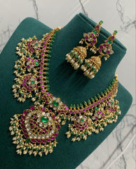 Jadau Guttipusalu Necklace - KN00462