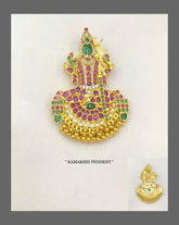 Kamakshi Amman Kempu Pendant - NP0029