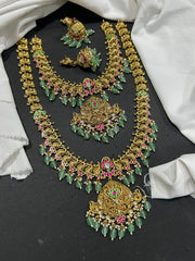 Jadau Bridal Set With Nakshi - BR005