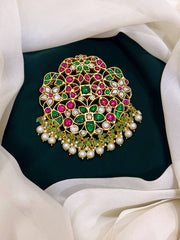 Jadau multi stone in Pendent - KP0031