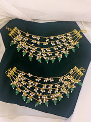 5 layer pearl Matilu with Emeral and white small pearl - MT009