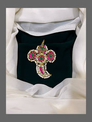 Multi Color Pendent in Kundan - KP00111