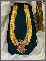 Jadau Kaasu Big Haram With Gandaberunda Jadau Pendant - KH00352 PRE Book 20 Days