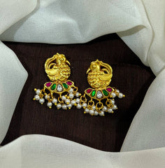Nakshi Peacock With Jadau Bugadi - BU0037