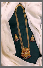 Beautiful Lakshmi Haram In Nakshi - NH00284