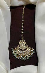 White Stone Jadau Tika - HA00243