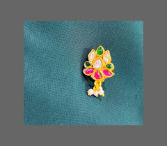 Multi Nose Ring in Kundan - NR009
