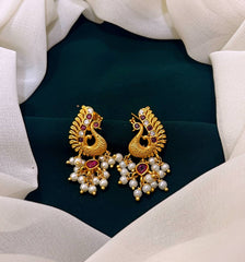 Peacock Nakshi Earring - NE073