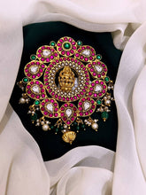 Lord Lakshmi Pendent in Jadau Kundan -KP0017