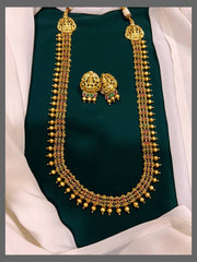 Antique Nakshi Haram With Gold Beads - NH00200