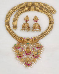 Lakshmi and Elephant pendent in Naskhi - NN0056