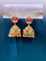 Flower Multi Jimikki in Kundan -KE00159