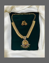 Small Kashu Nakshi Necklace with Pendent - NN00148