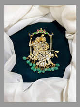 Mozonite Radha Krishna Pendant - KP0099