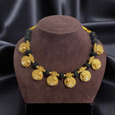 Black Dori With Peacock Kaasu - BD0033