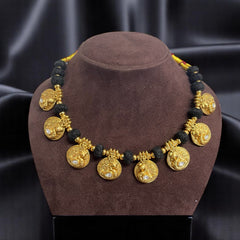 Black Dori With Peacock Kaasu - BD0033