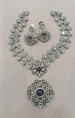 Beautiful Purple Victorian Necklace - VN0025