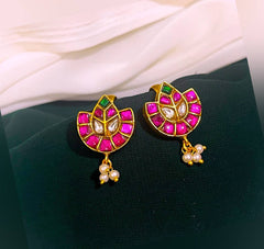 Flower Pattern Jadau Bugadi - BU003