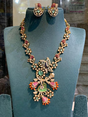 Mozonite Rainbow Designer Necklace piece - DN0036