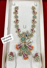 Mozonite Rainbow Designer Necklace piece - DN0036